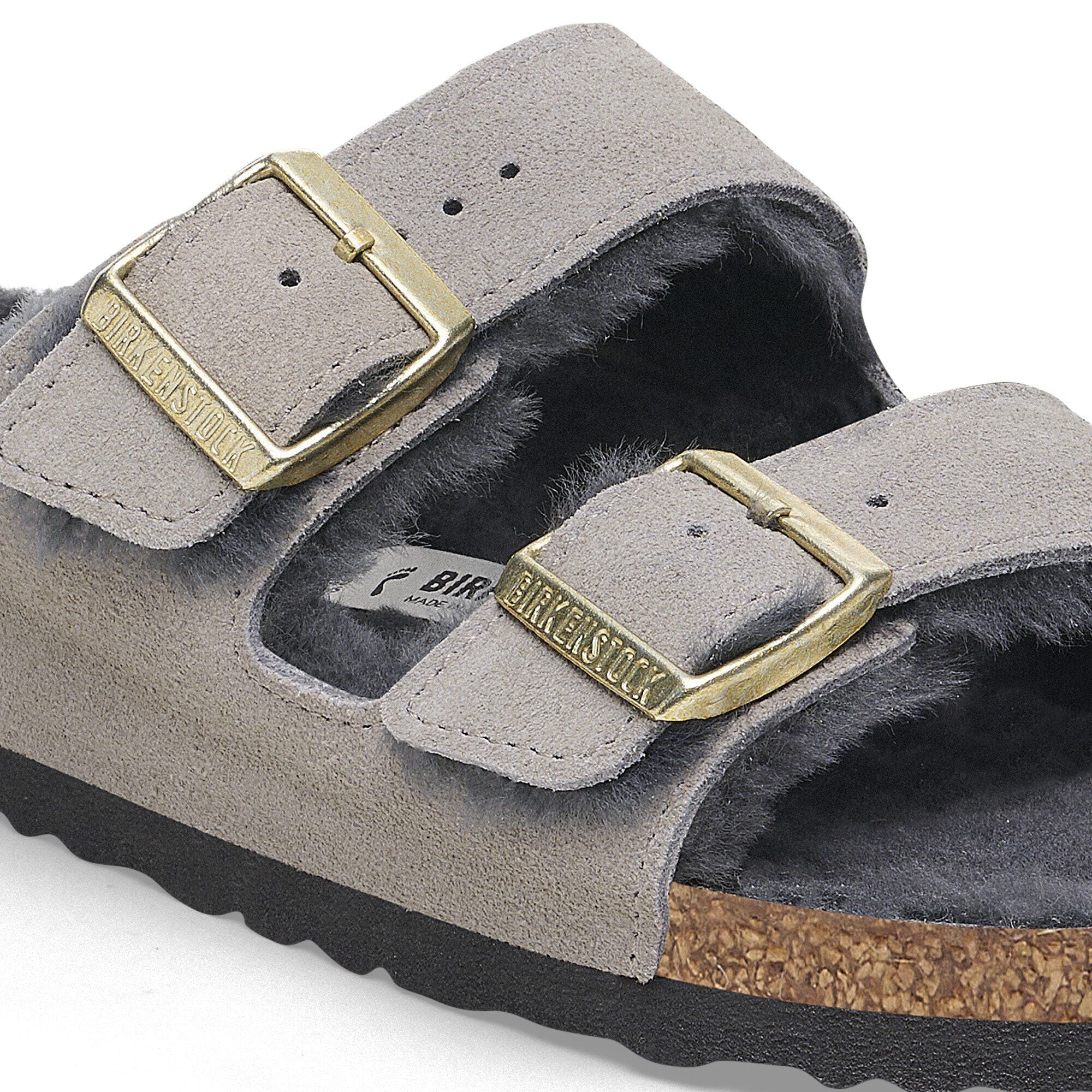 Arizona Shearling / アリゾナ シアリング スエードレザー ストーンコイン | BIRKENSTOCK