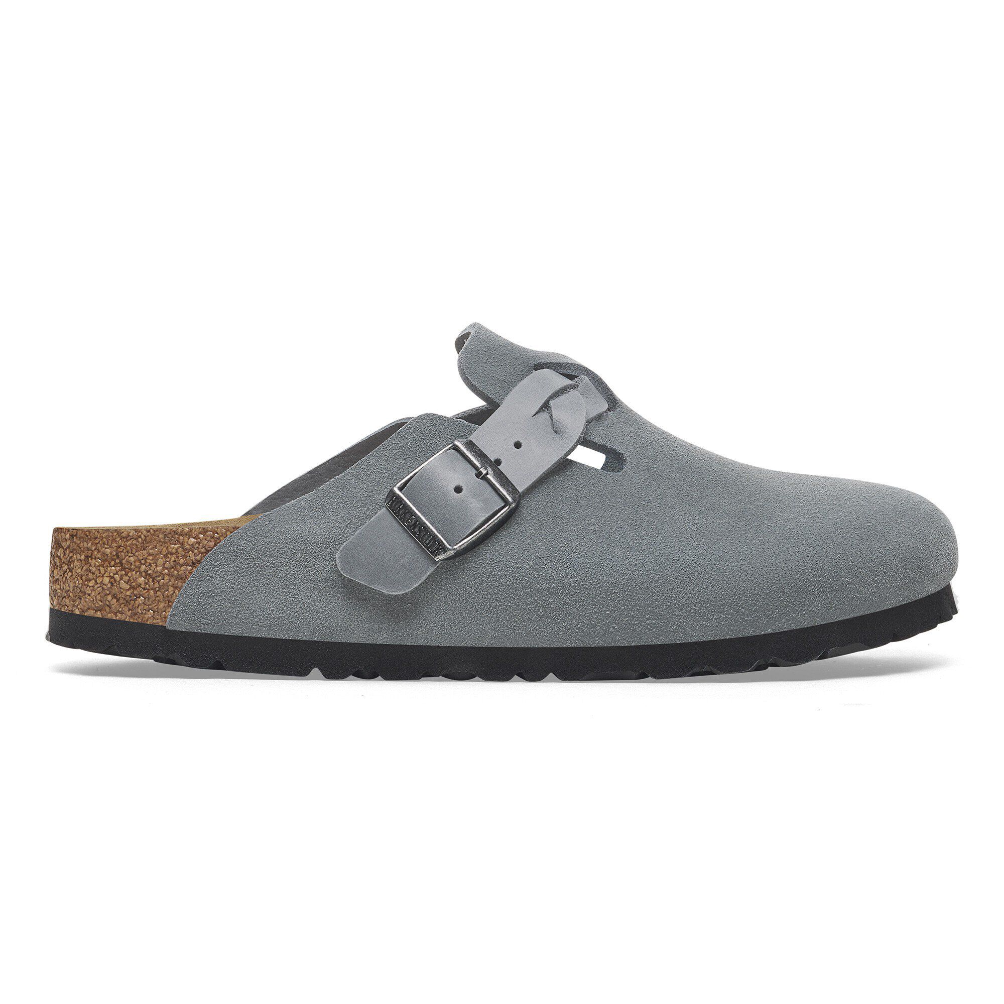 ★BIRKENSTOCK★ボストン ブレイディッド バーサルト グレー Tokio Suede / トキオ スエード スエードレザー バサルト グレイ