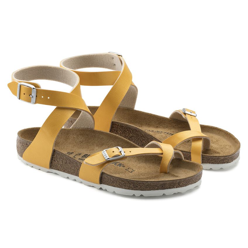 Dolke afbryde Den anden dag Yara Birko-Flor Patent Graceful Amber Yellow | BIRKENSTOCK