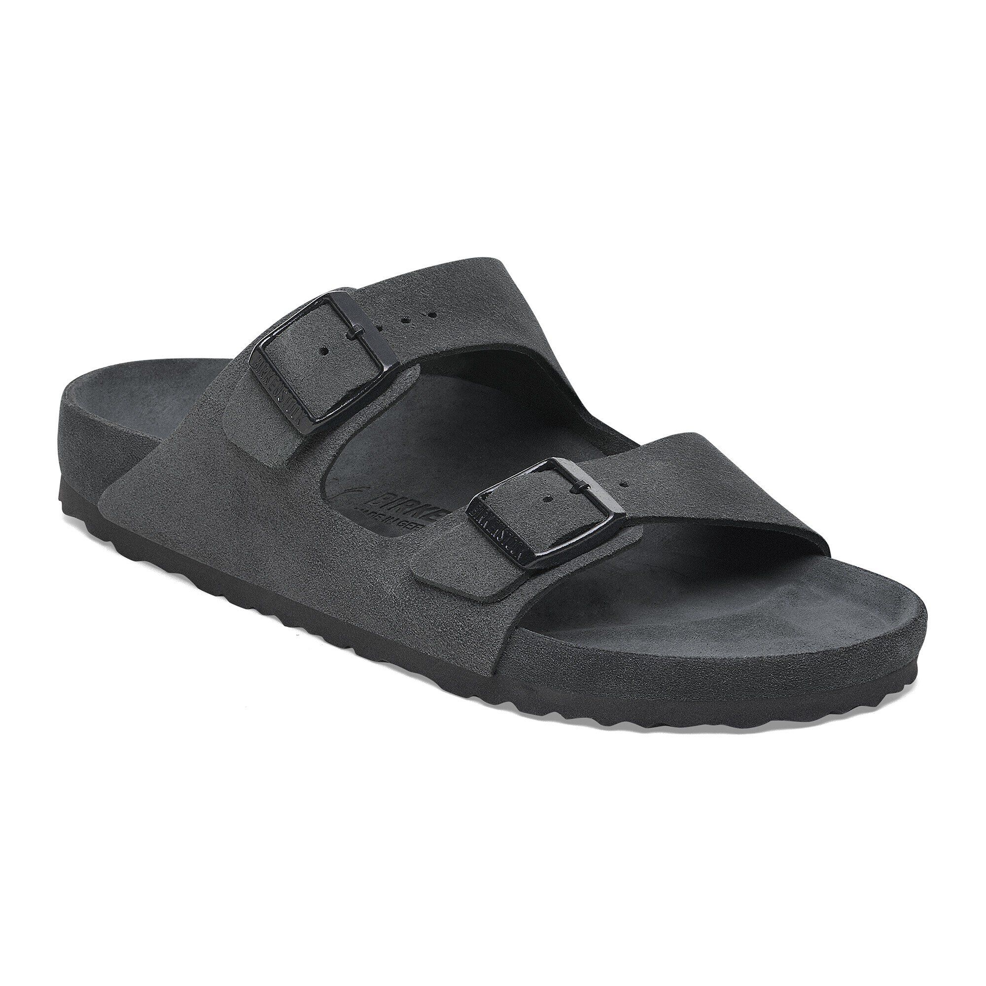 Arizona Soft Footbed Suede Leather Faded Lime | BIRKENSTOCK