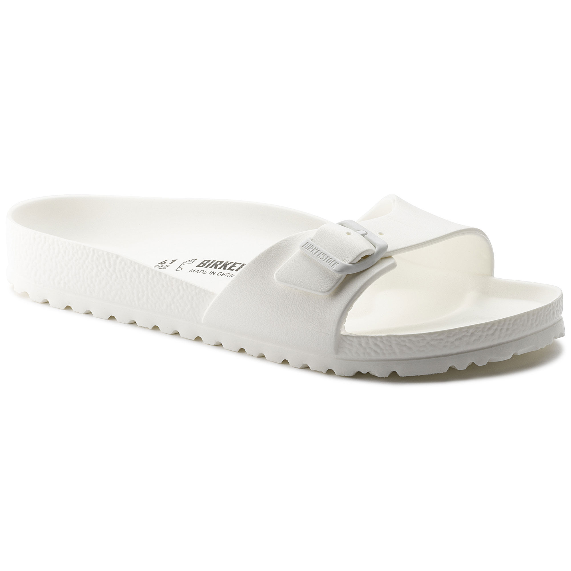 white birkenstock sandals eva