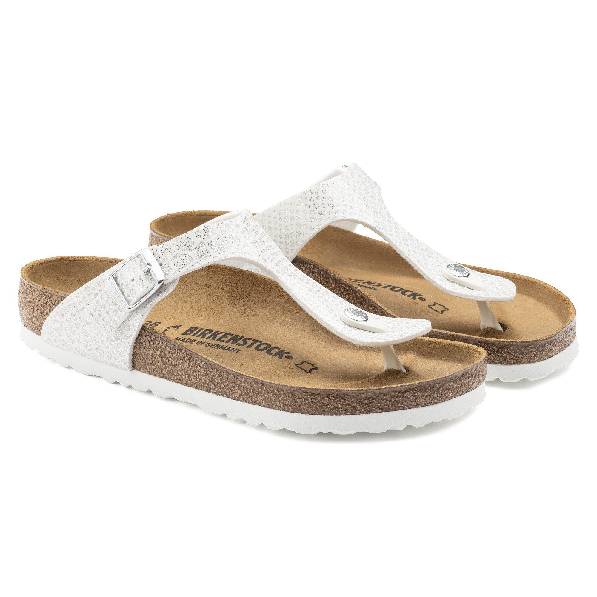 birkenstock gizeh off white