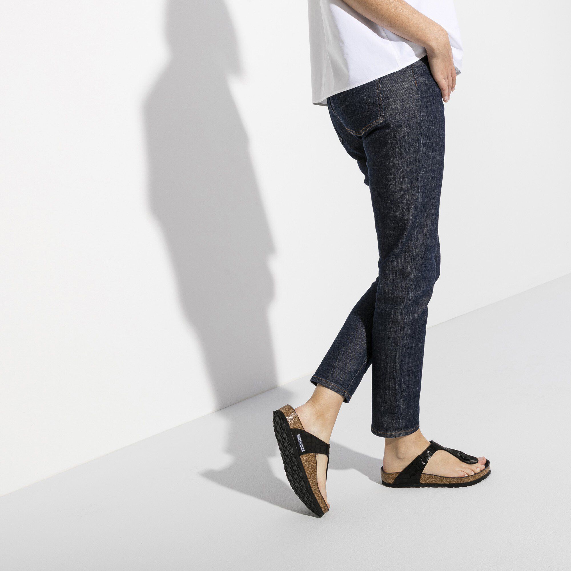 gator gleam black birkenstock