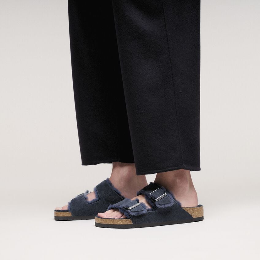 Arizona Shearling Suede Leather