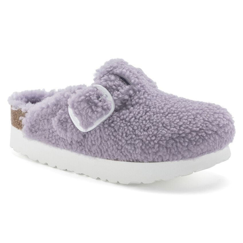 Boston Big Buckle Platform / ボストン ビッグバックル プラットフォーム ファー パープルフォグ