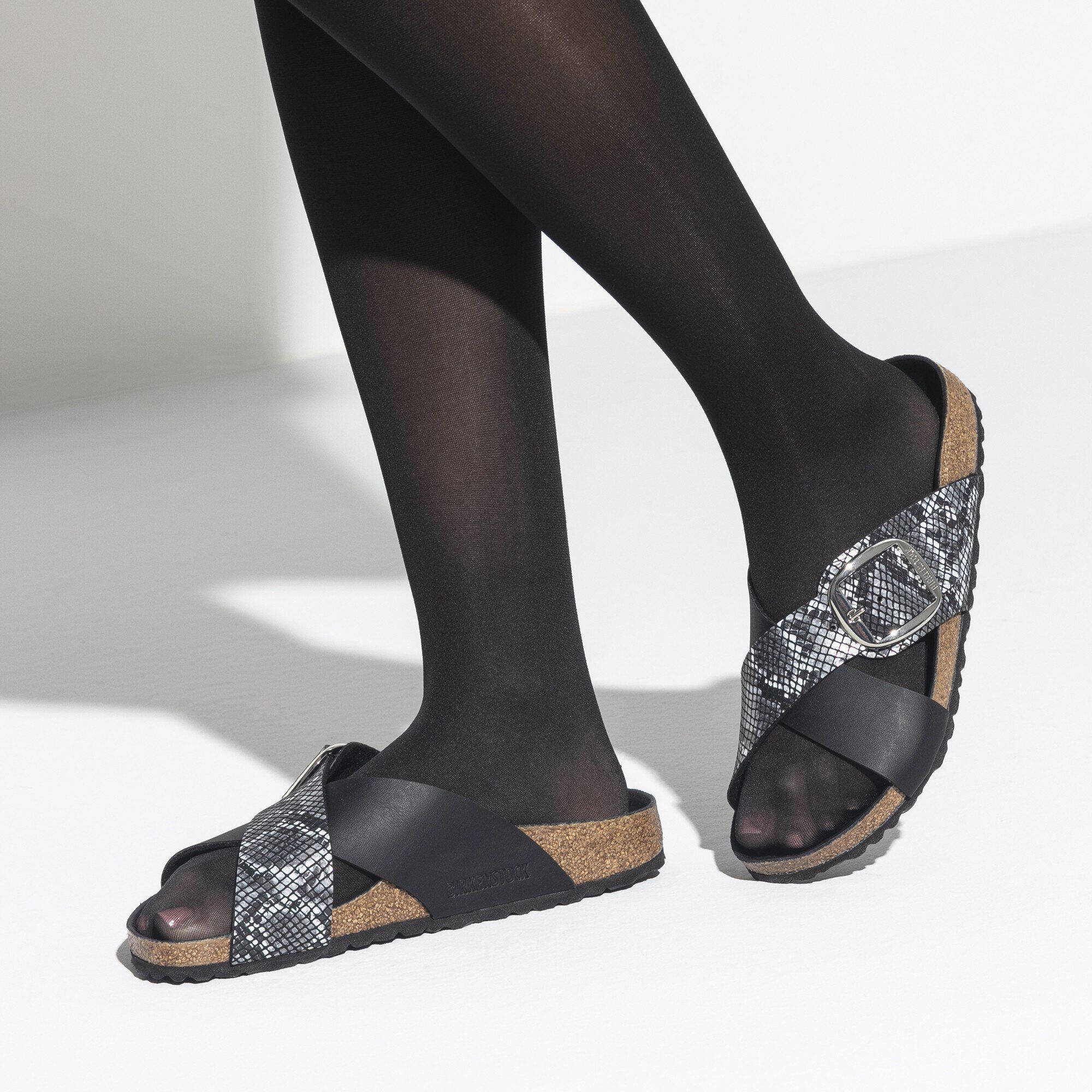 Birkenstock siena big buckle black clearance