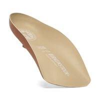 Blue Footbed Leather Cotton