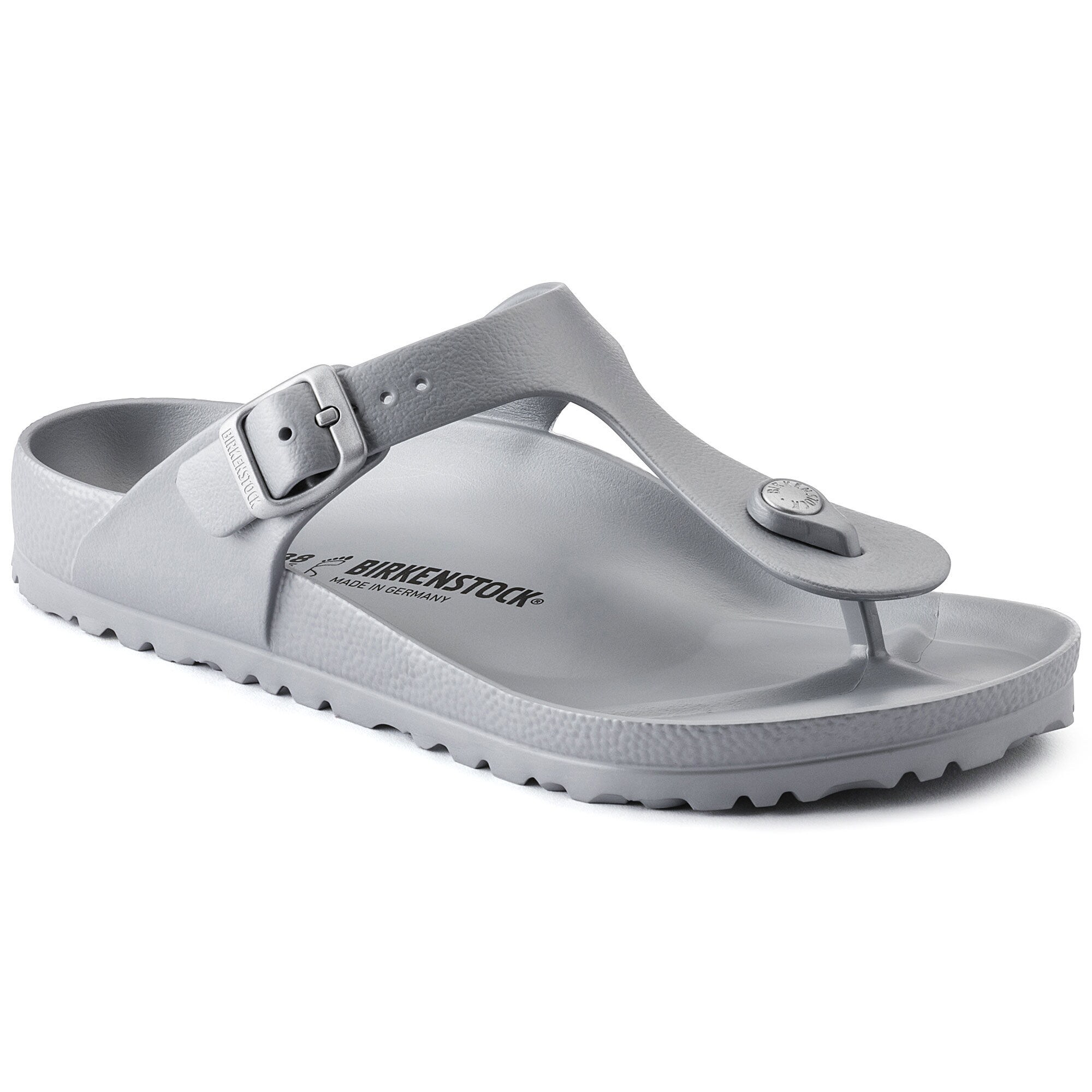 gray rubber birkenstocks