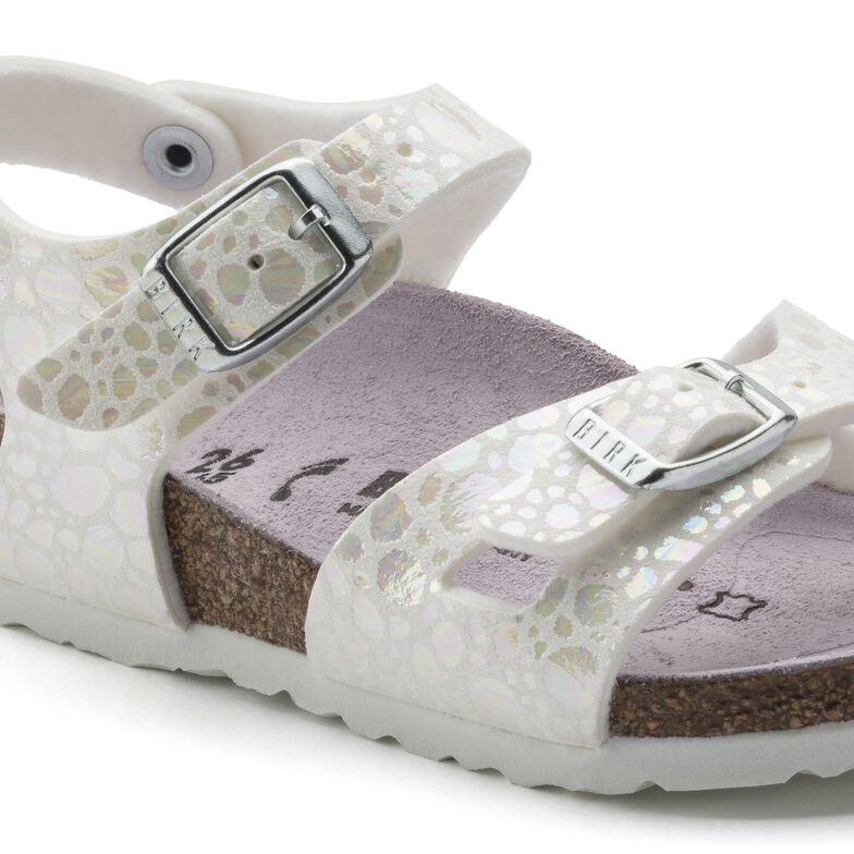 Rio Micro Fibre Metallic Stones White Rio Micro Fibre Metallic Stones White
