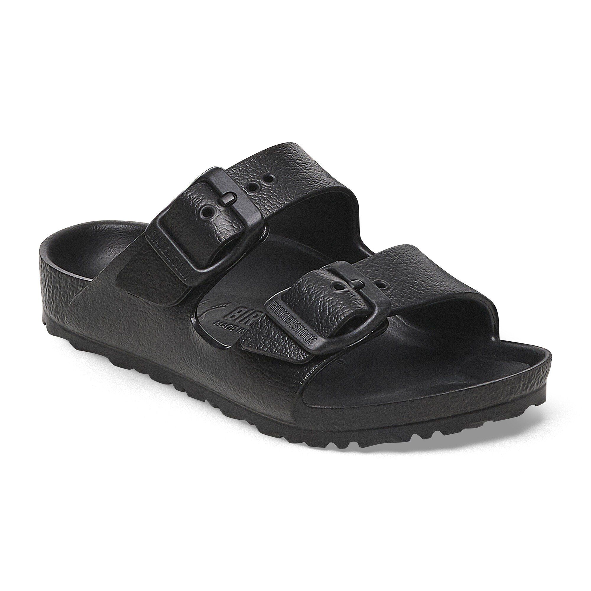 Arizona Big Buckle Natural Leather Patent High-Shine Black