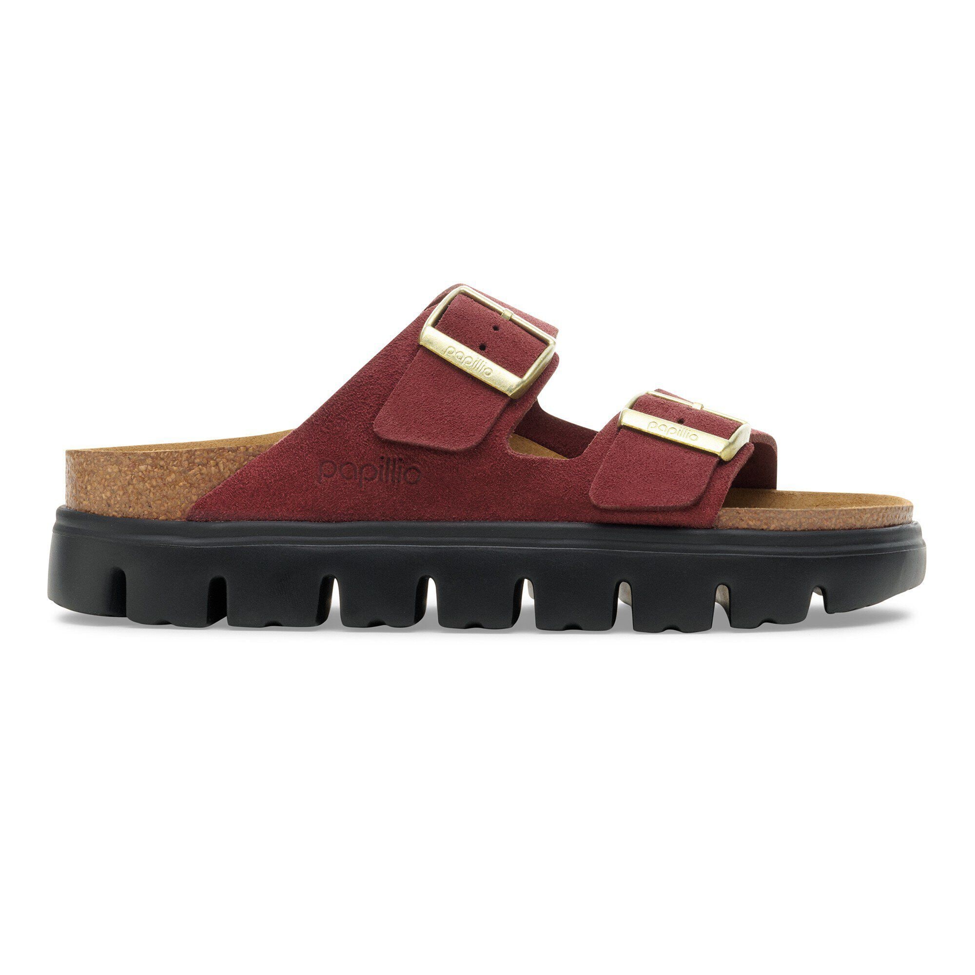 Arizona Platform Suede Leather Zinfandel | BIRKENSTOCK