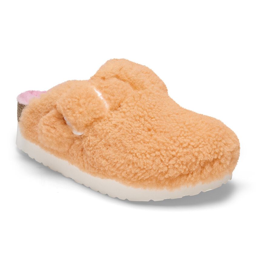 Boston Big Buckle Platform Fur