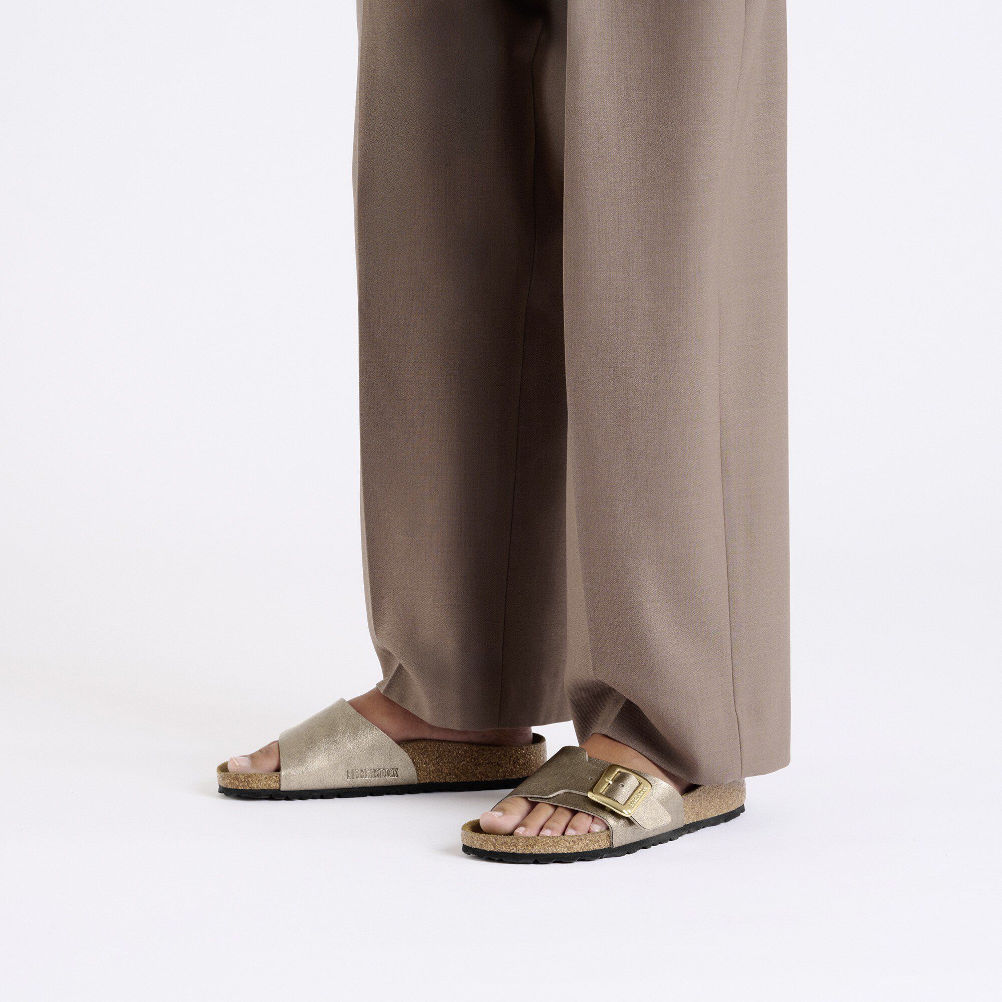 Catalina Cushion Buckle Birko-Flor Graceful Taupe | BIRKENSTOCK