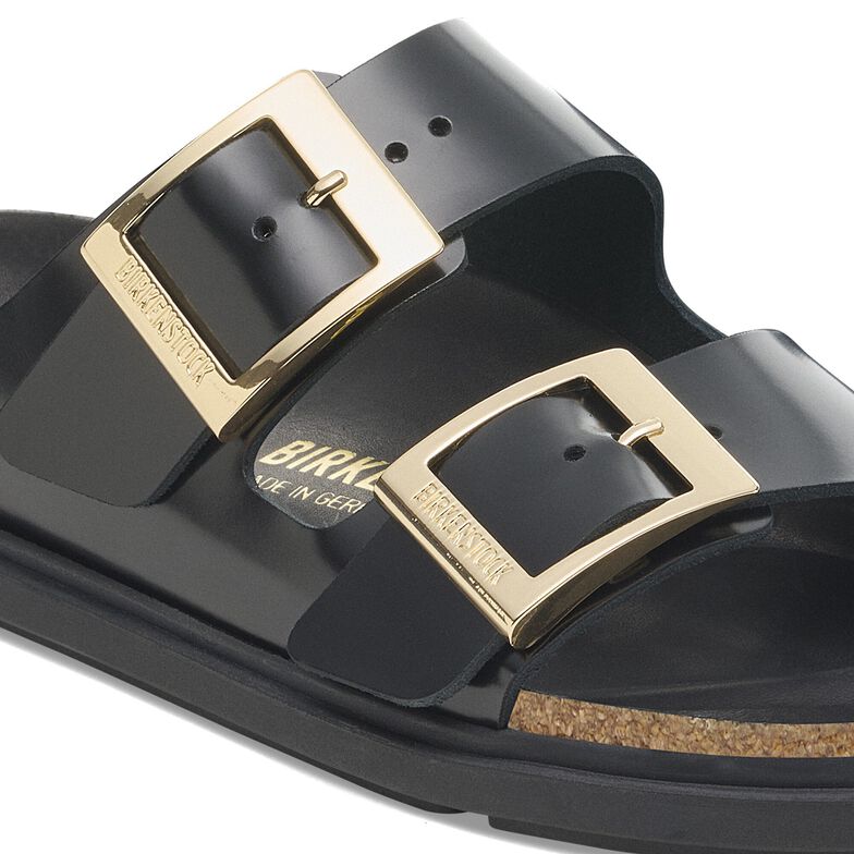 Arizona Droplet Buckle Natural Leather Patent Arizona Droplet Buckle Natural Leather Patent