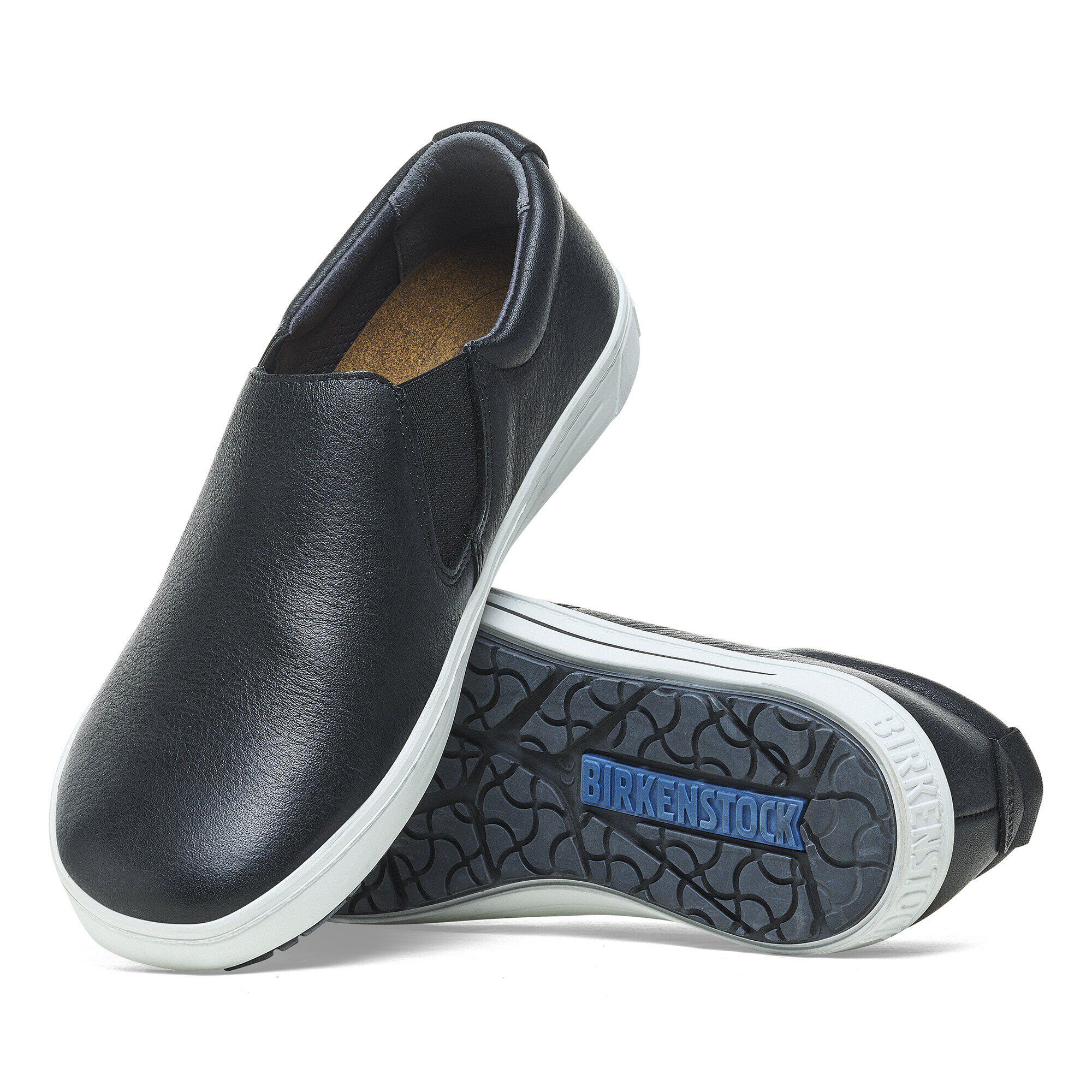 Birkenstock ブラック レザー シューズ QO500 スムースレザー ブラック | BIRKENSTOCK