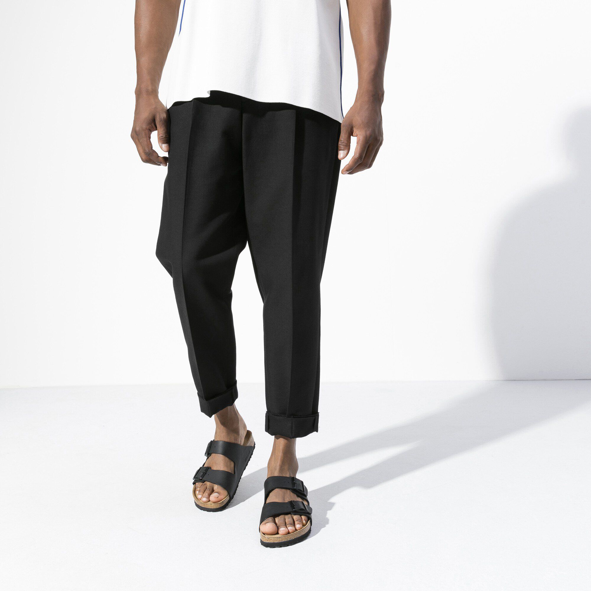 Black birko flor birkenstock discount