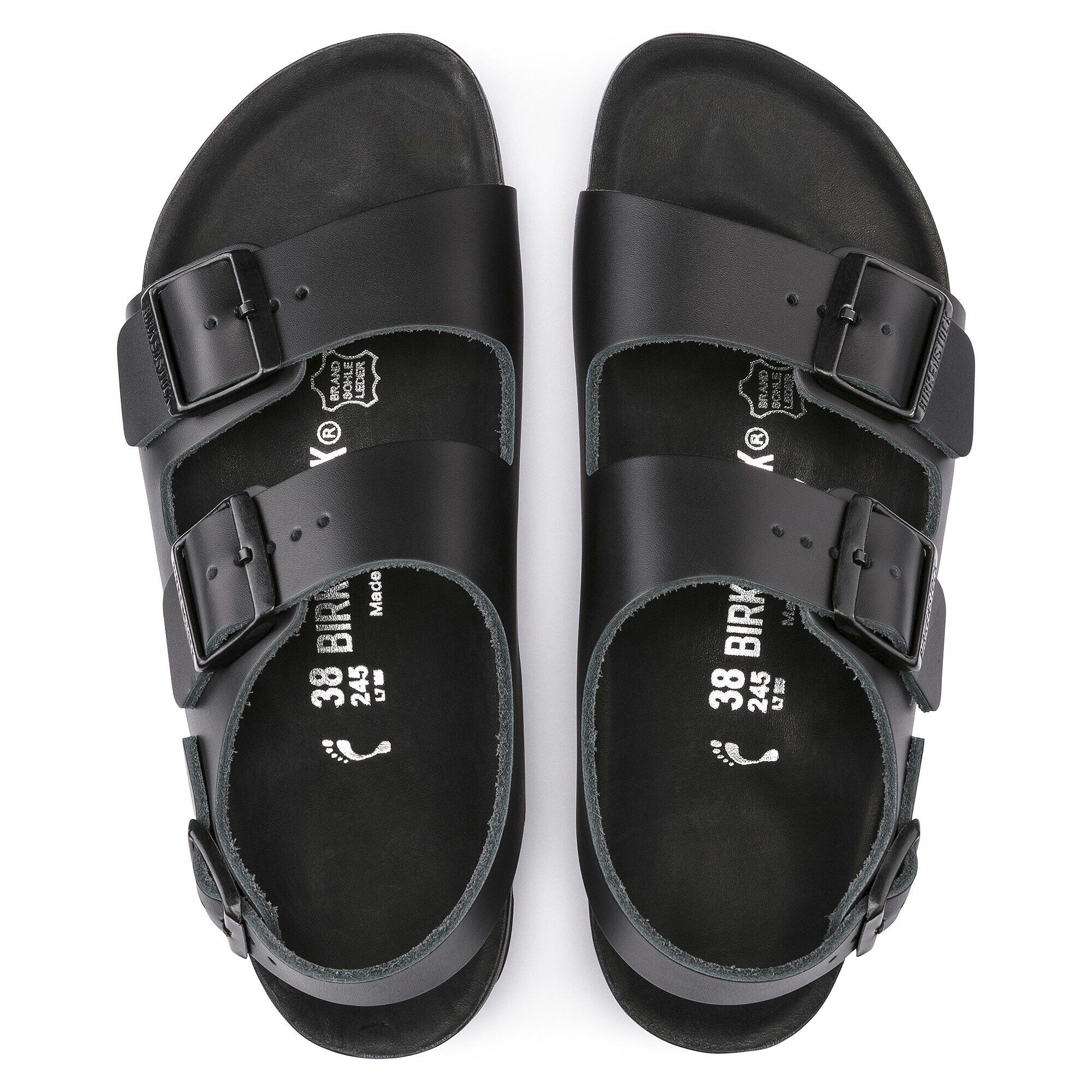 Birkenstock milano exquisite black clearance