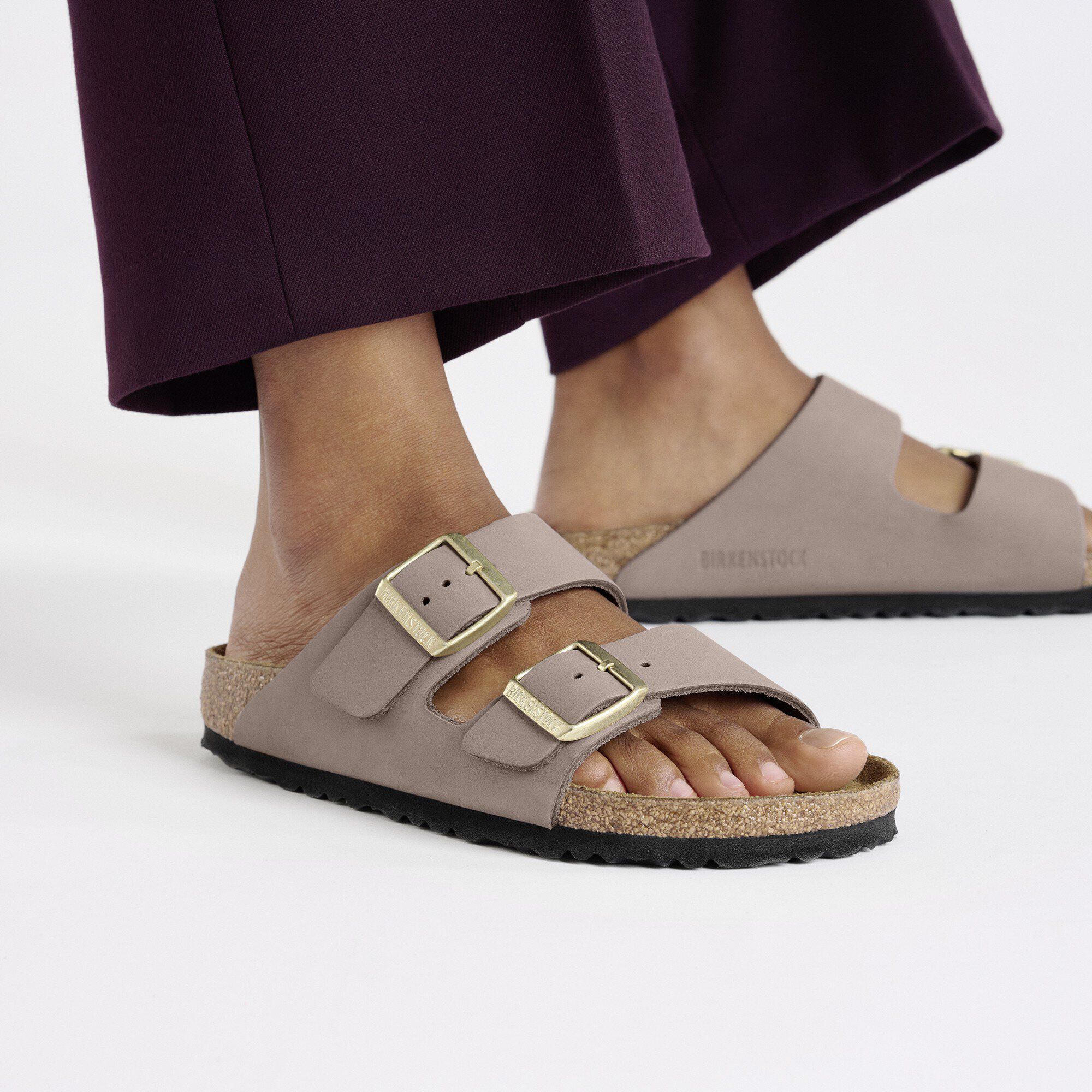【NEW限定品】 Faded Leather Nubuck Arizona Purple BIRKENSTOCK | サンダル