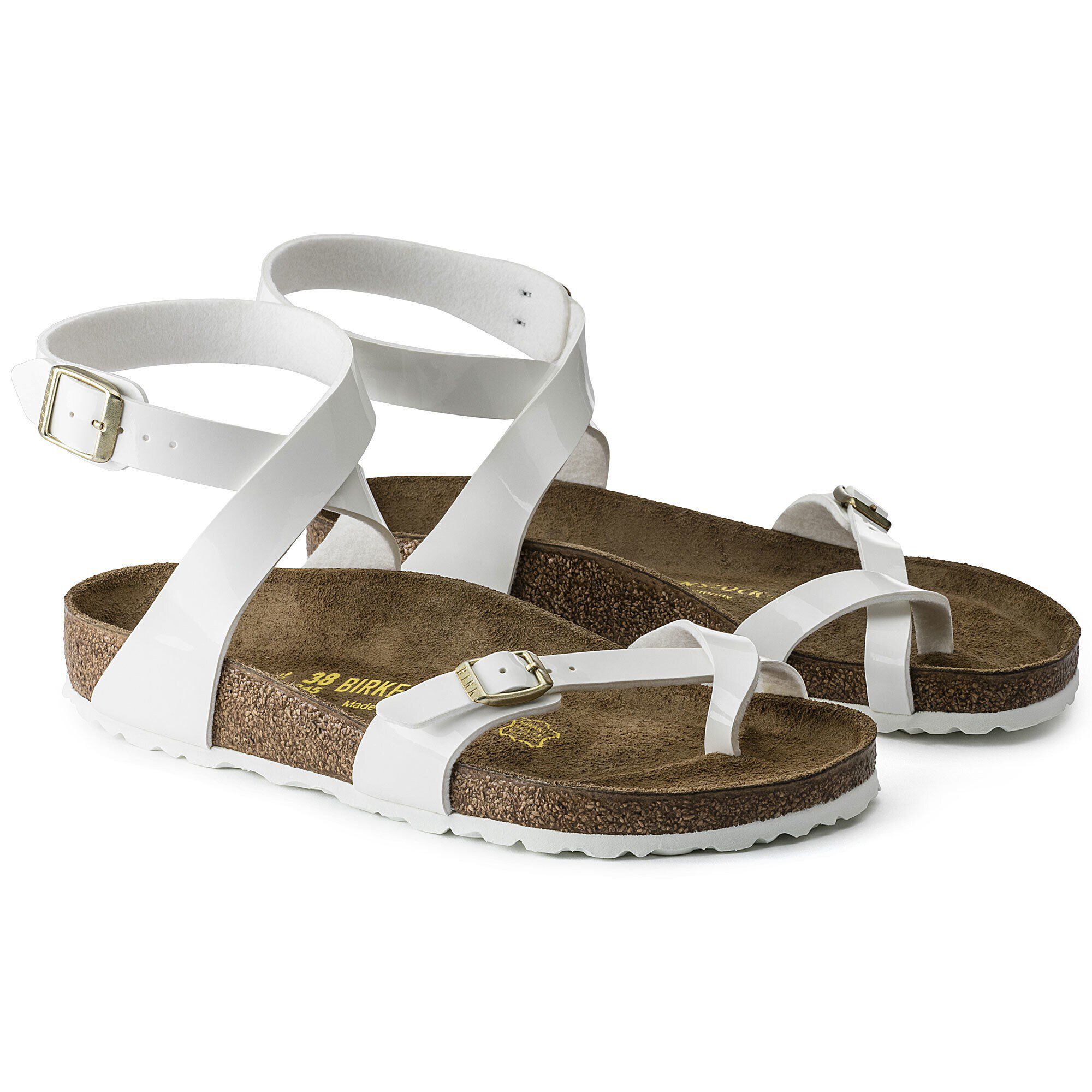 White yara birkenstock 2025