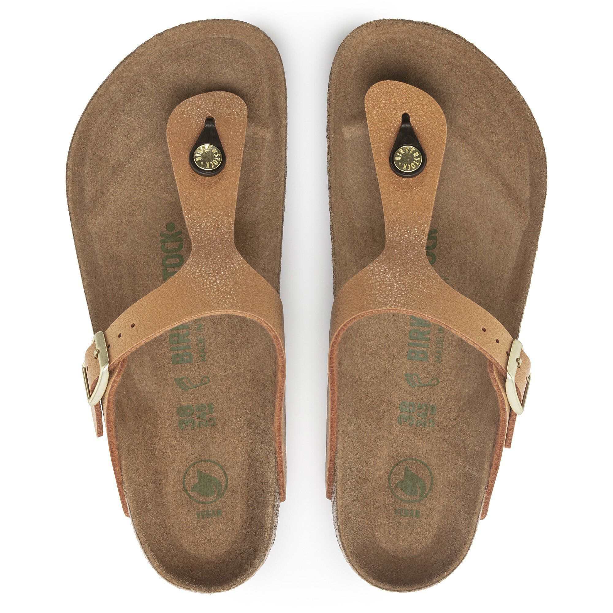 Birkenstock Gizeh Vegan BS Pecan Sandals size USW 5