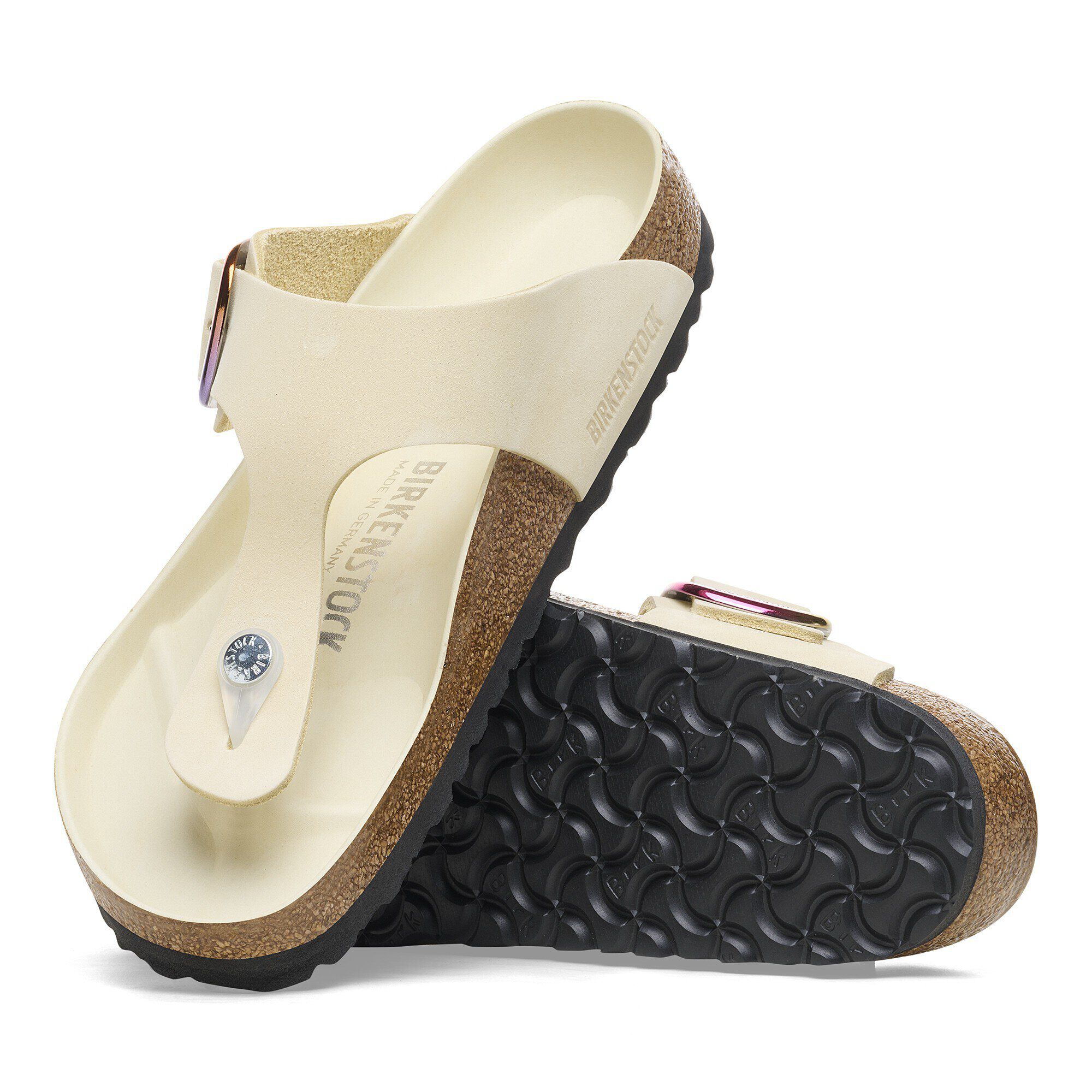 靴 BIRKENSTOCK GIZEH BIG BUCKLE Gizeh Big Buckle Oiled Leather Black | BIRKENSTOCK