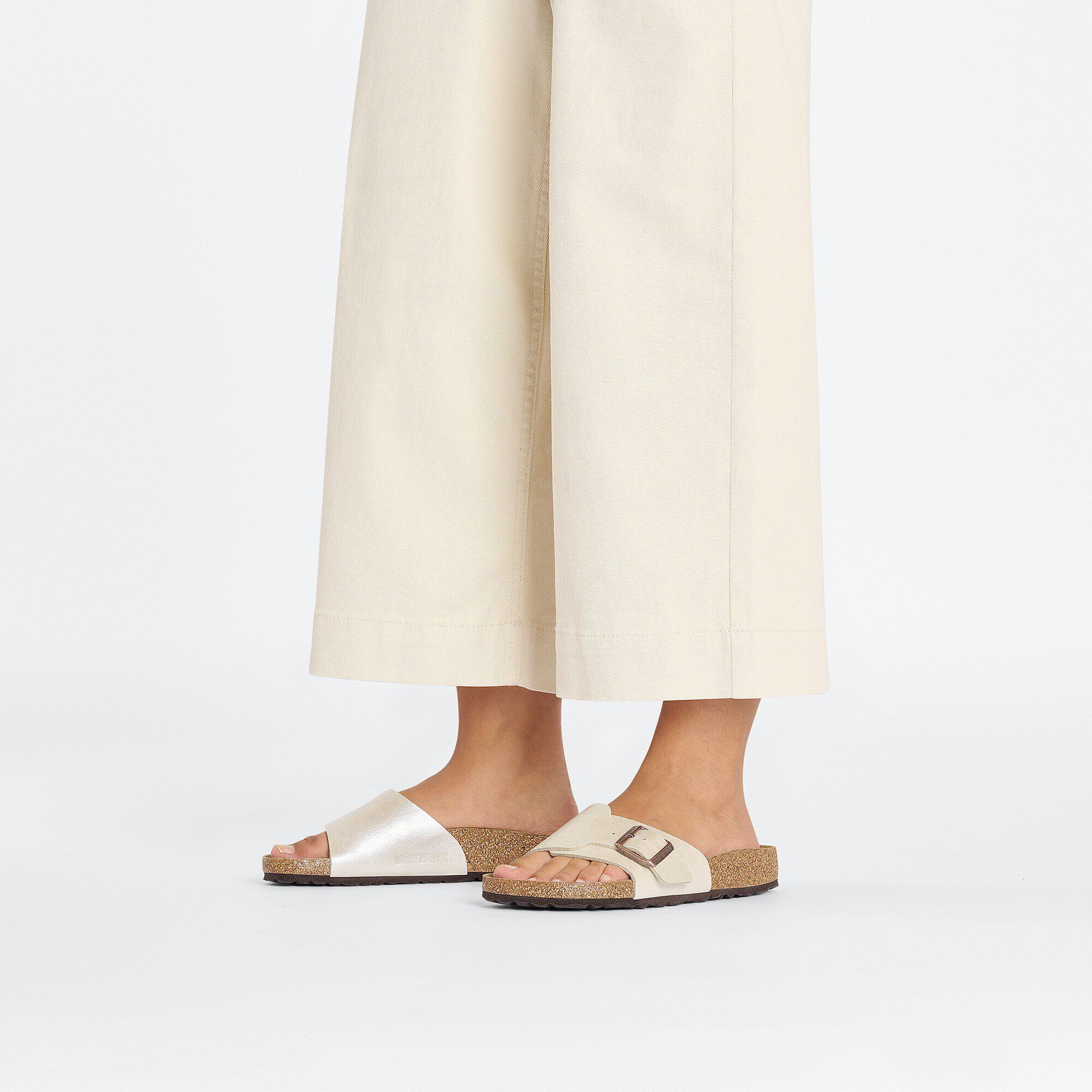 Catalina Birko Flor Graceful Pearl White BIRKENSTOCK