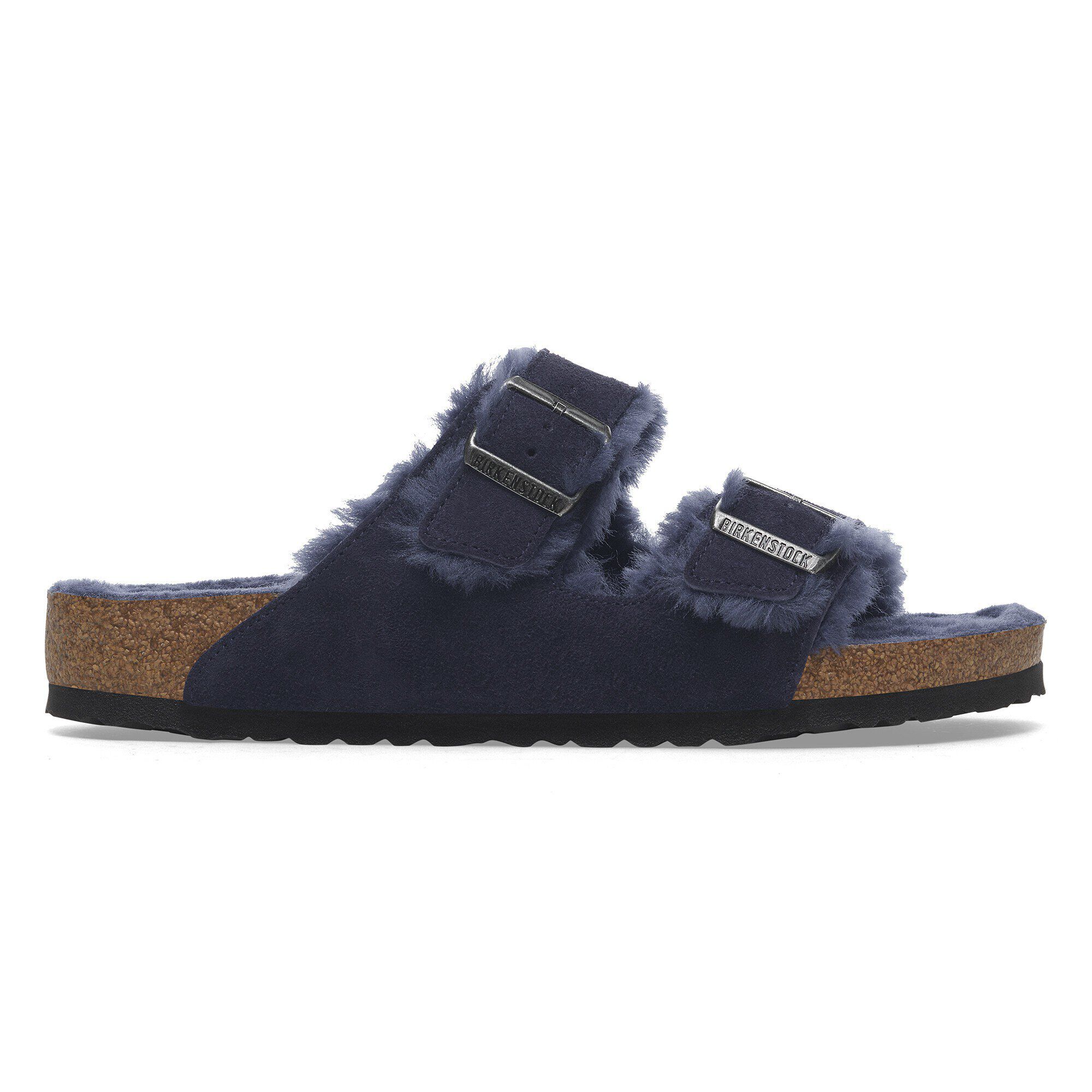 Arizona Shearling Suede Leather Midnight Blue | BIRKENSTOCK