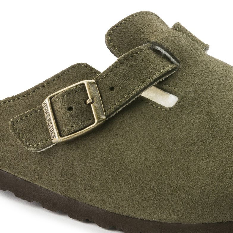 Boston Shearling Suede Leather