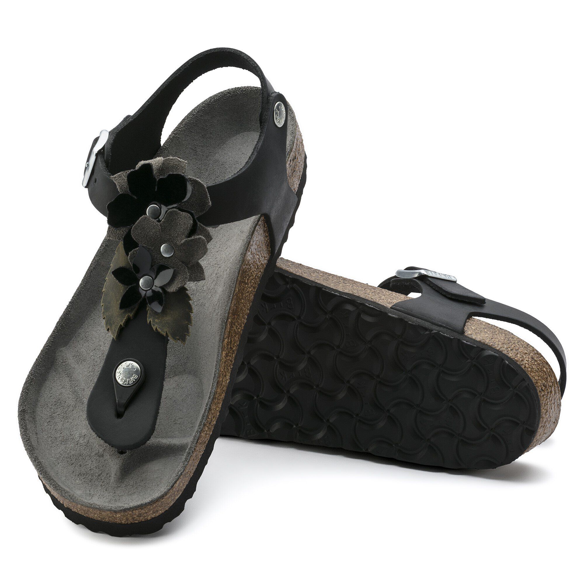 Birkenstock kairo black leather 2025