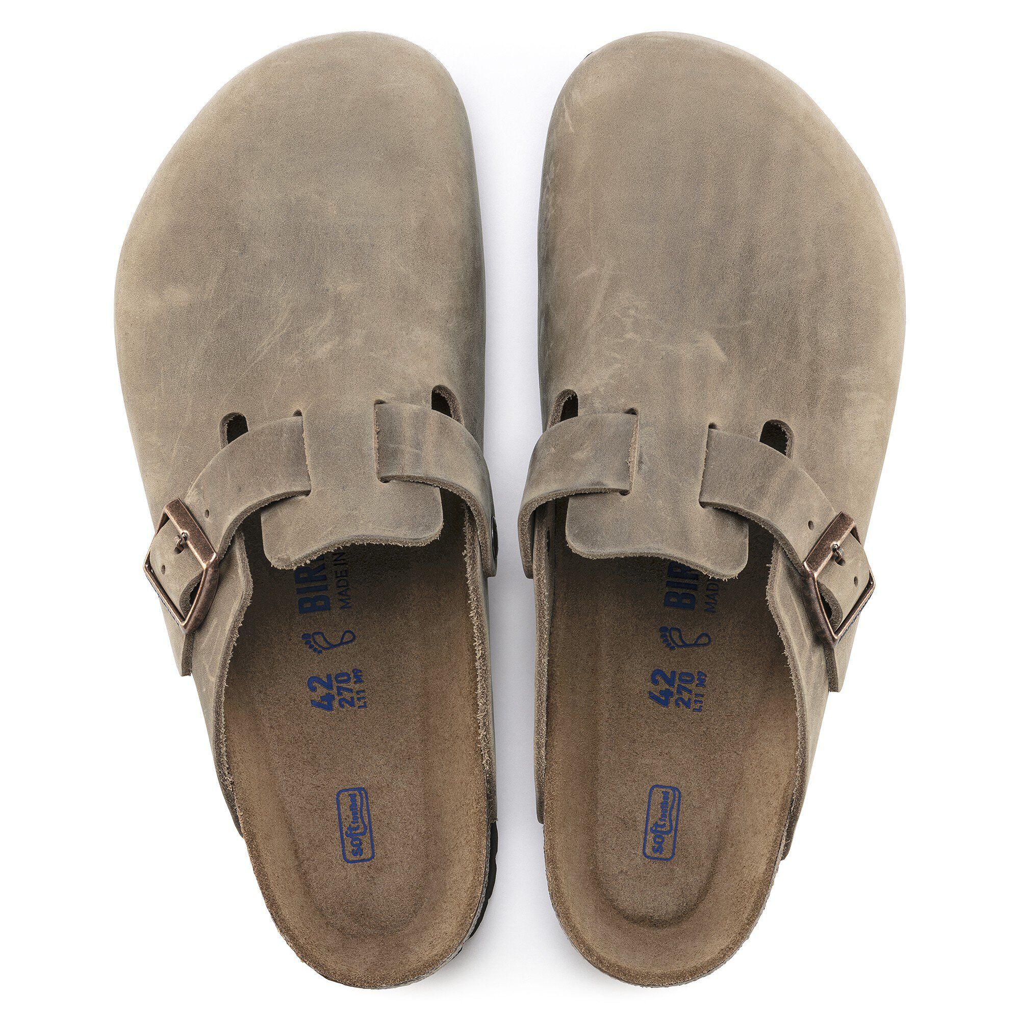 Boston Soft Footbed Oiled Leather Tobacco Brown | BIRKENSTOCK