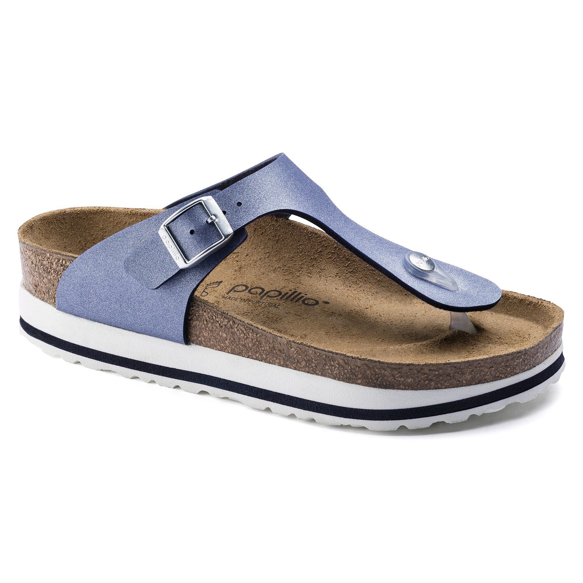 Gizeh Birko Flor Icy Metallic Azure Blue