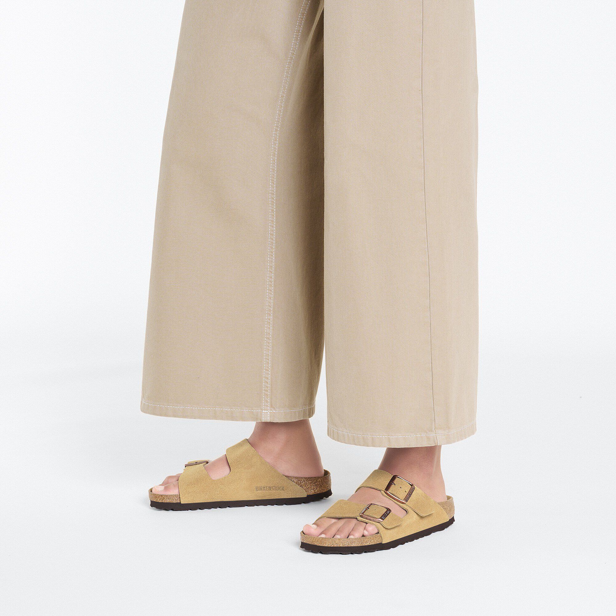 Cream birkenstock sandals sale