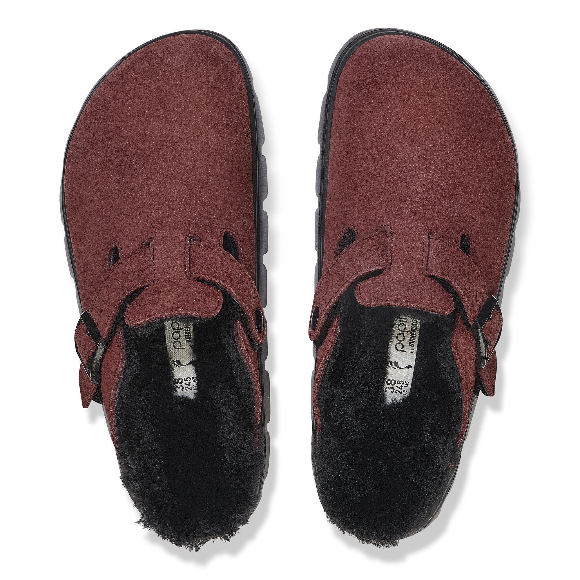Boston PAP Chunky Shearling Suede Leather/Fur