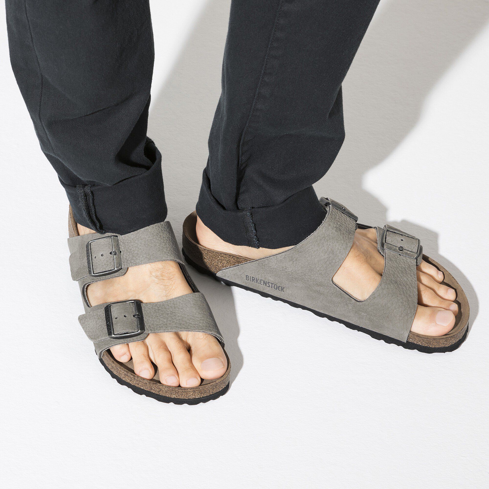 Mens new arrivals grey birkenstocks
