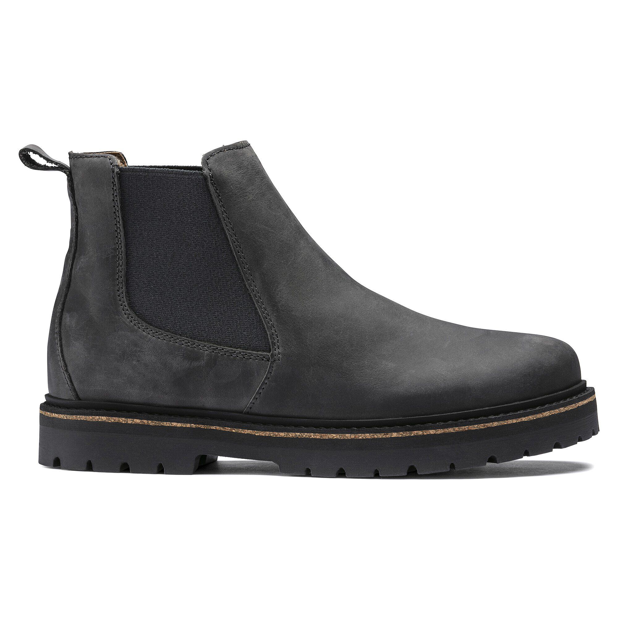 Birkenstock Stalon Nubuck Leather Graphite Boots