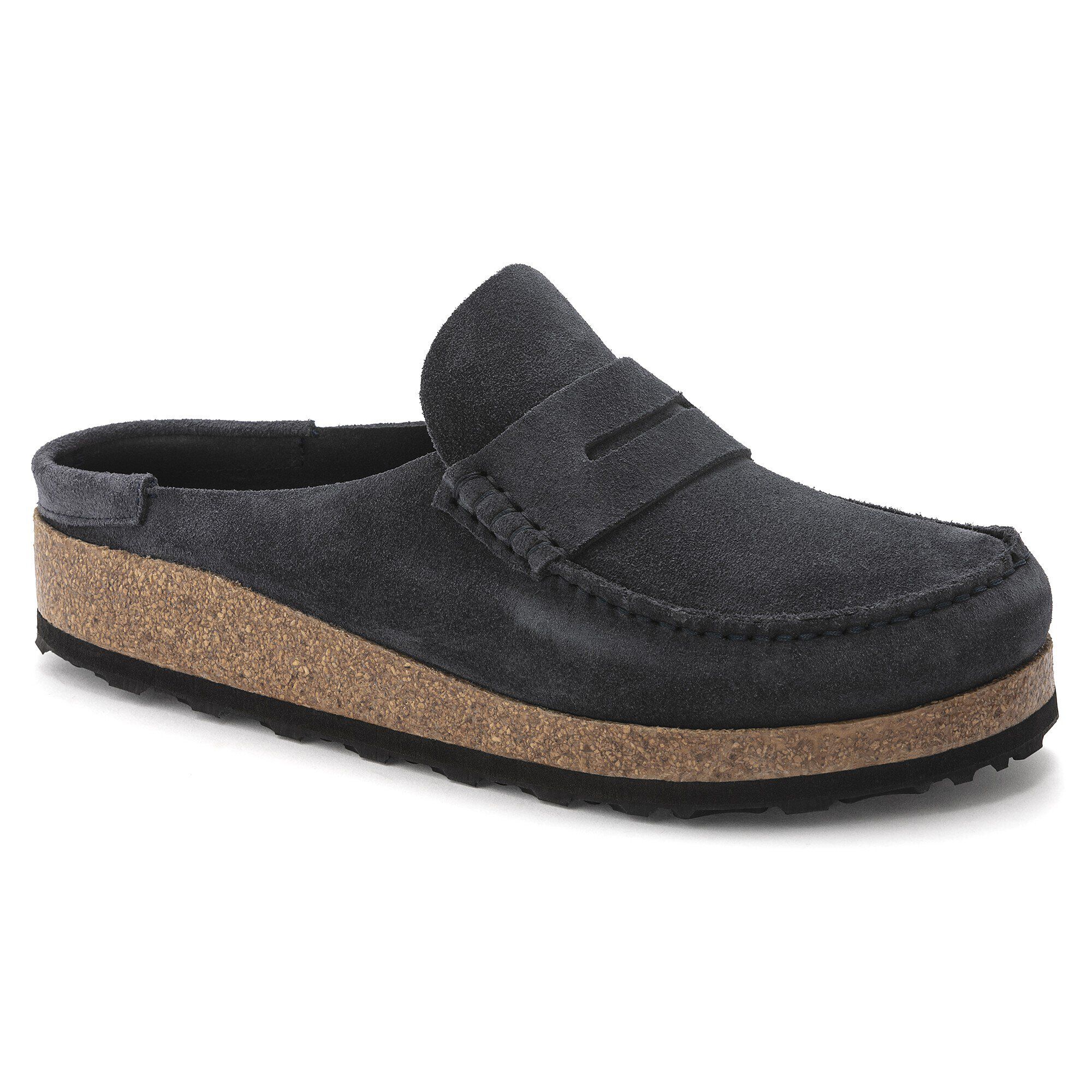 Navy suede birkenstock hot sale