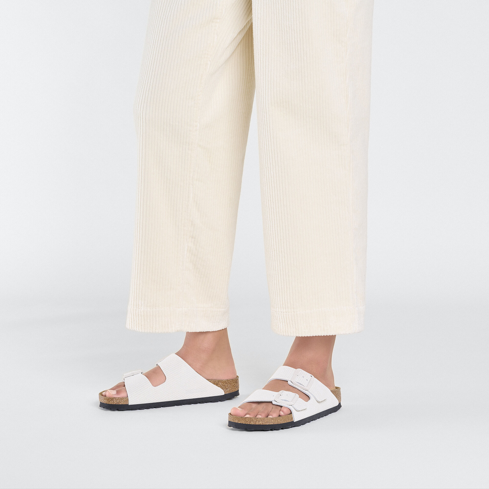 Birkenstock arizona sales graceful white