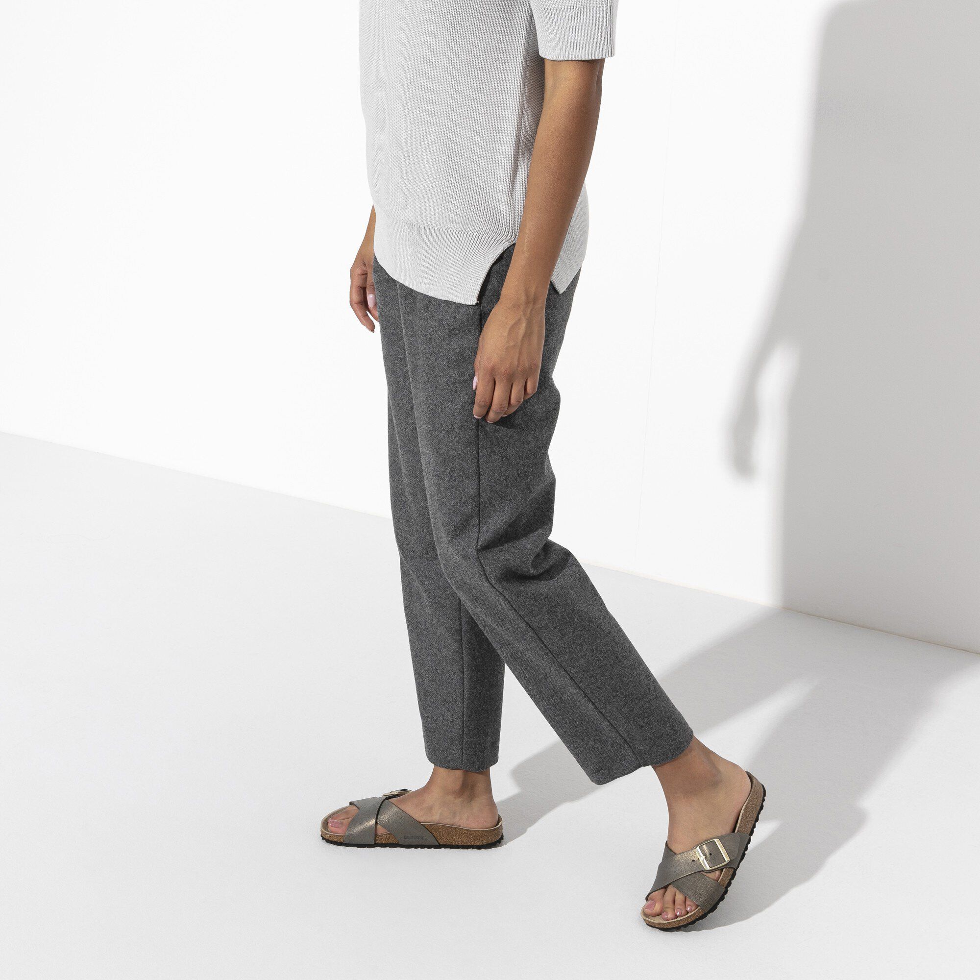 Birkenstock siena washed store metallic antique black