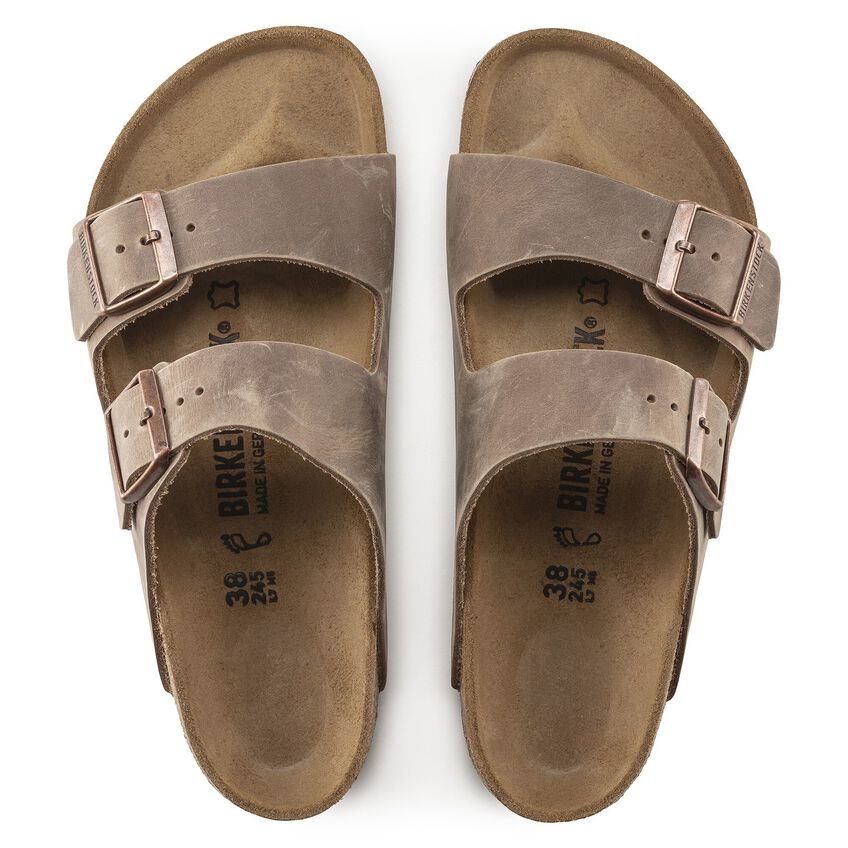 Rejse grammatik trofast Arizona Oiled Leather Tobacco Brown | BIRKENSTOCK