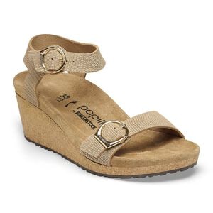 Soley Ring-Buckle Nubuck Leather Embossed