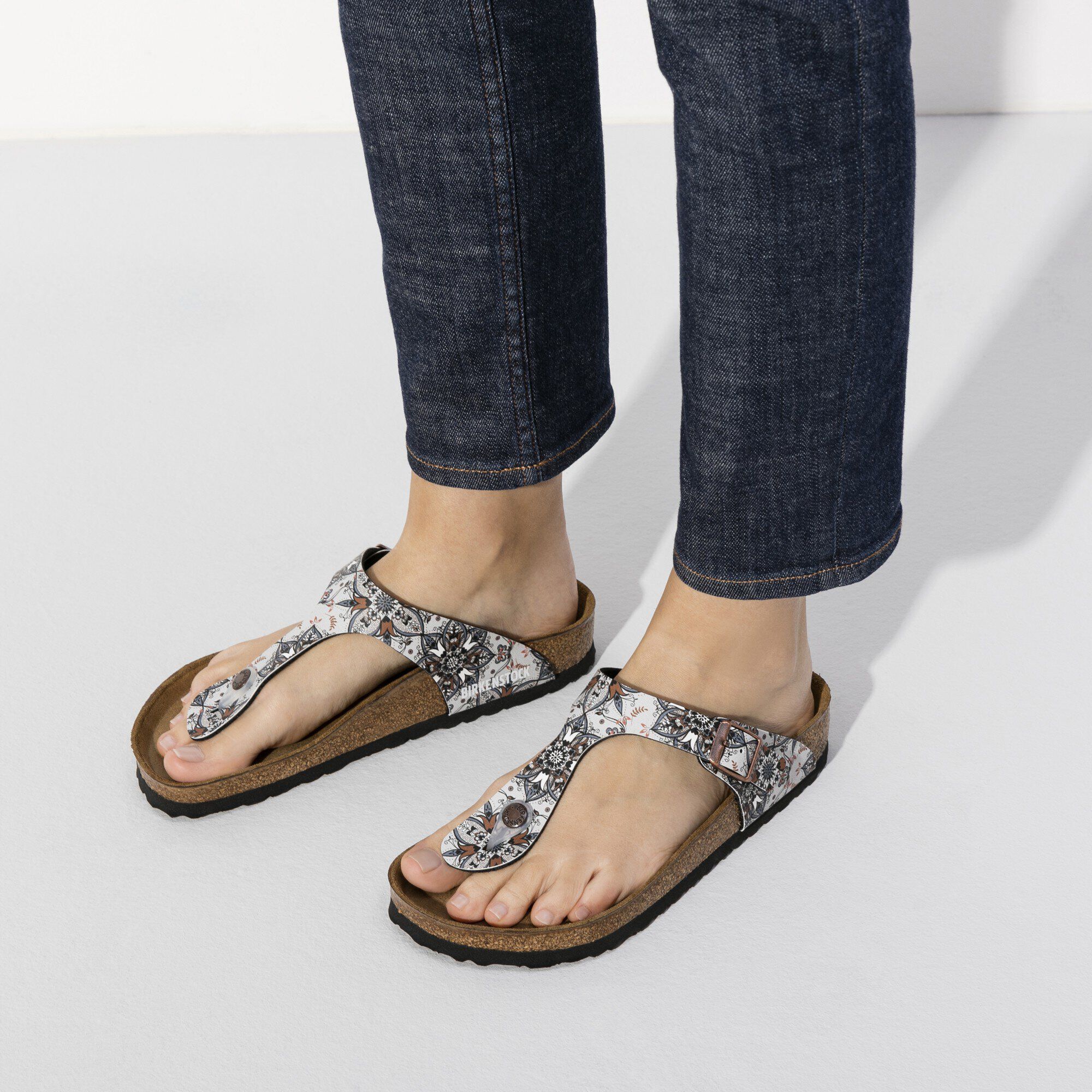 Gizeh boho flowers navy