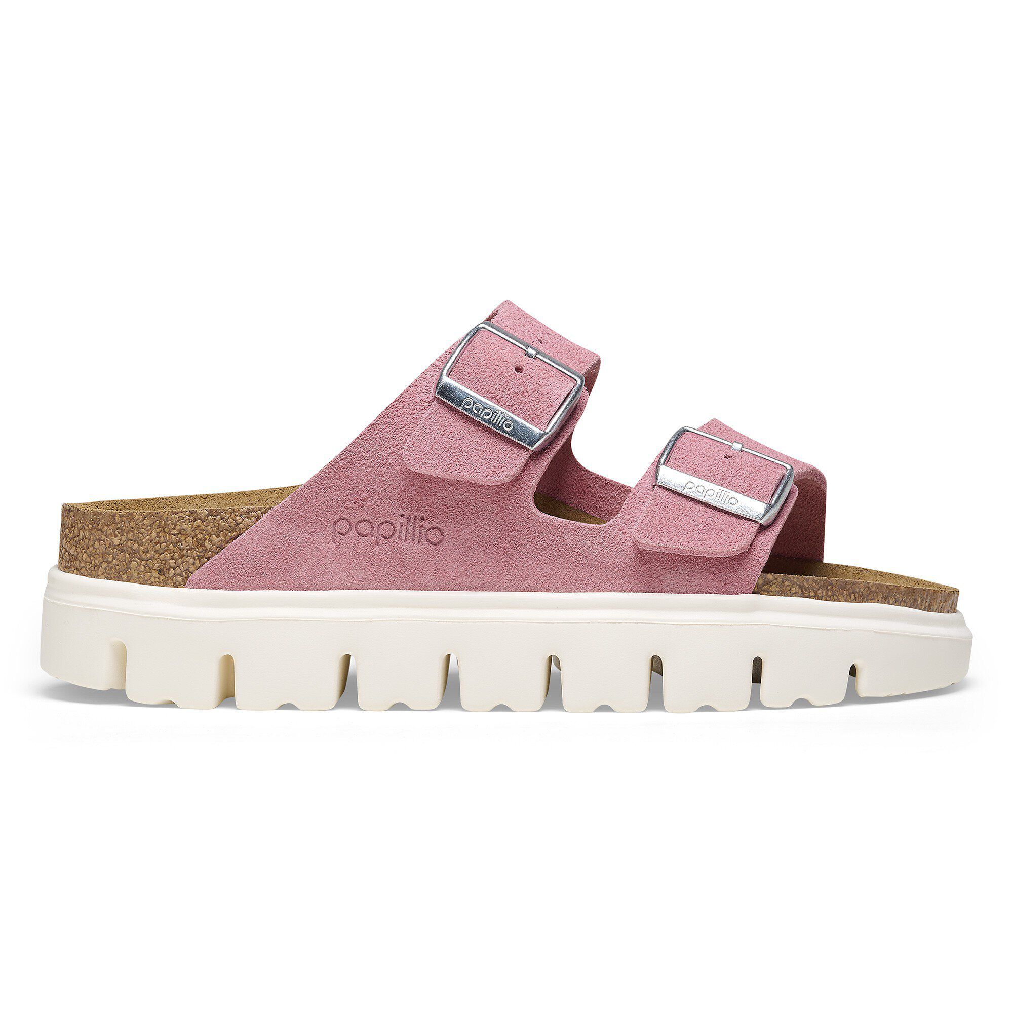 Pink suede arizona birkenstocks shop