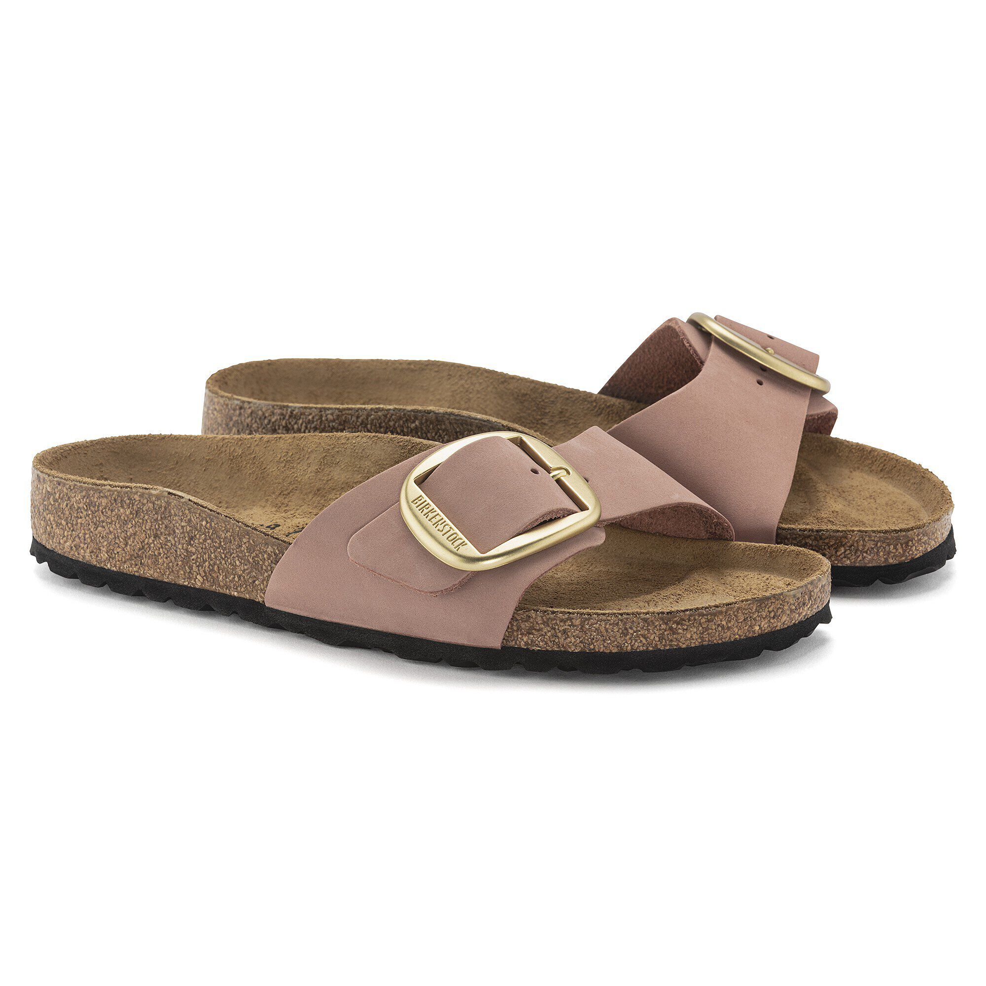 Madrid Big Buckle Nubuck Leather Old Rose BIRKENSTOCK