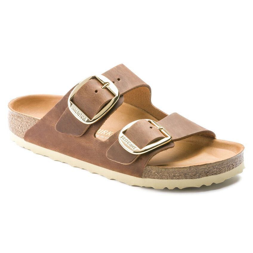 Væk ekstra have tillid Arizona Big Buckle Oiled Leather Cognac | BIRKENSTOCK