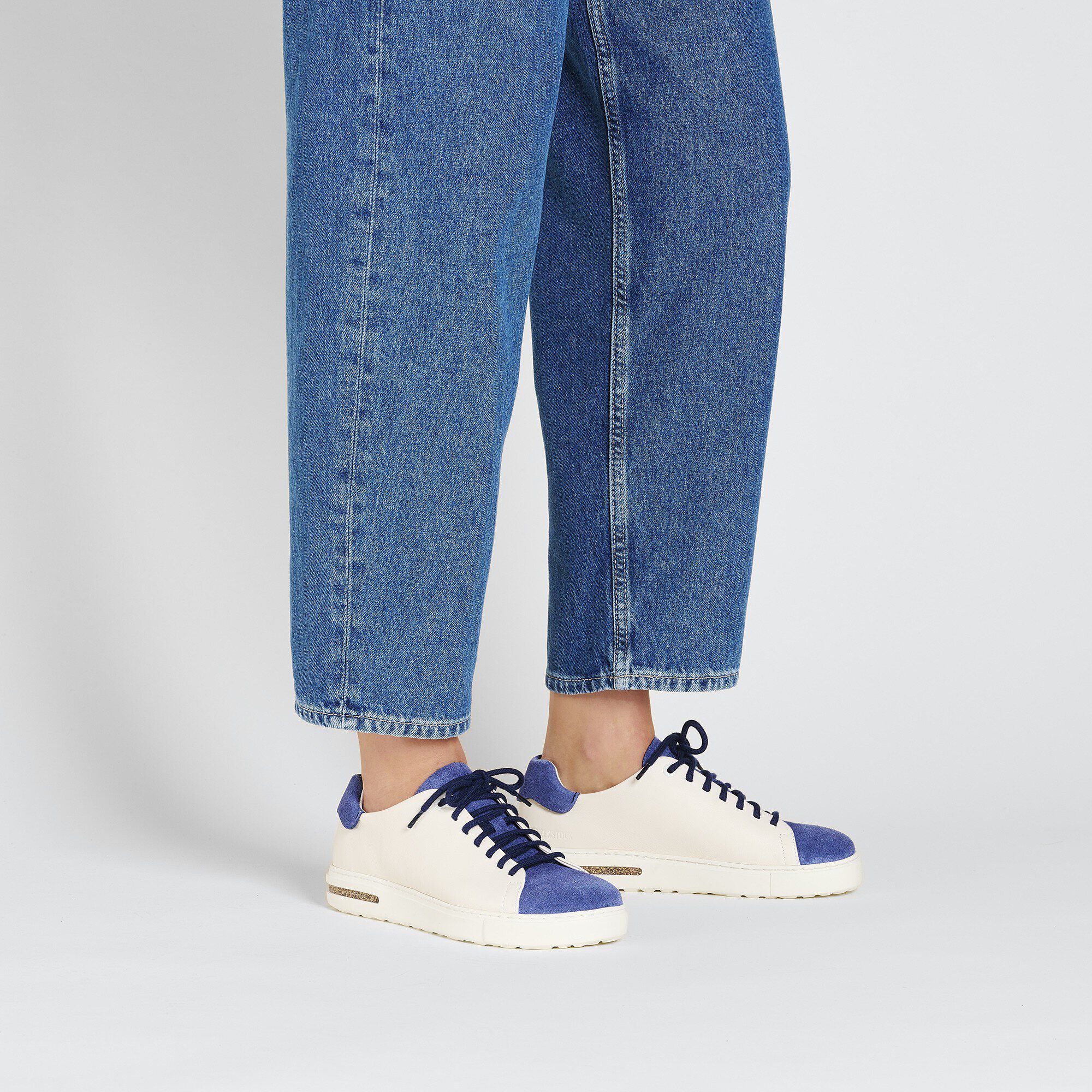 Bend Low Decon Pop Natural Leather-Nubuck Indigo Blue