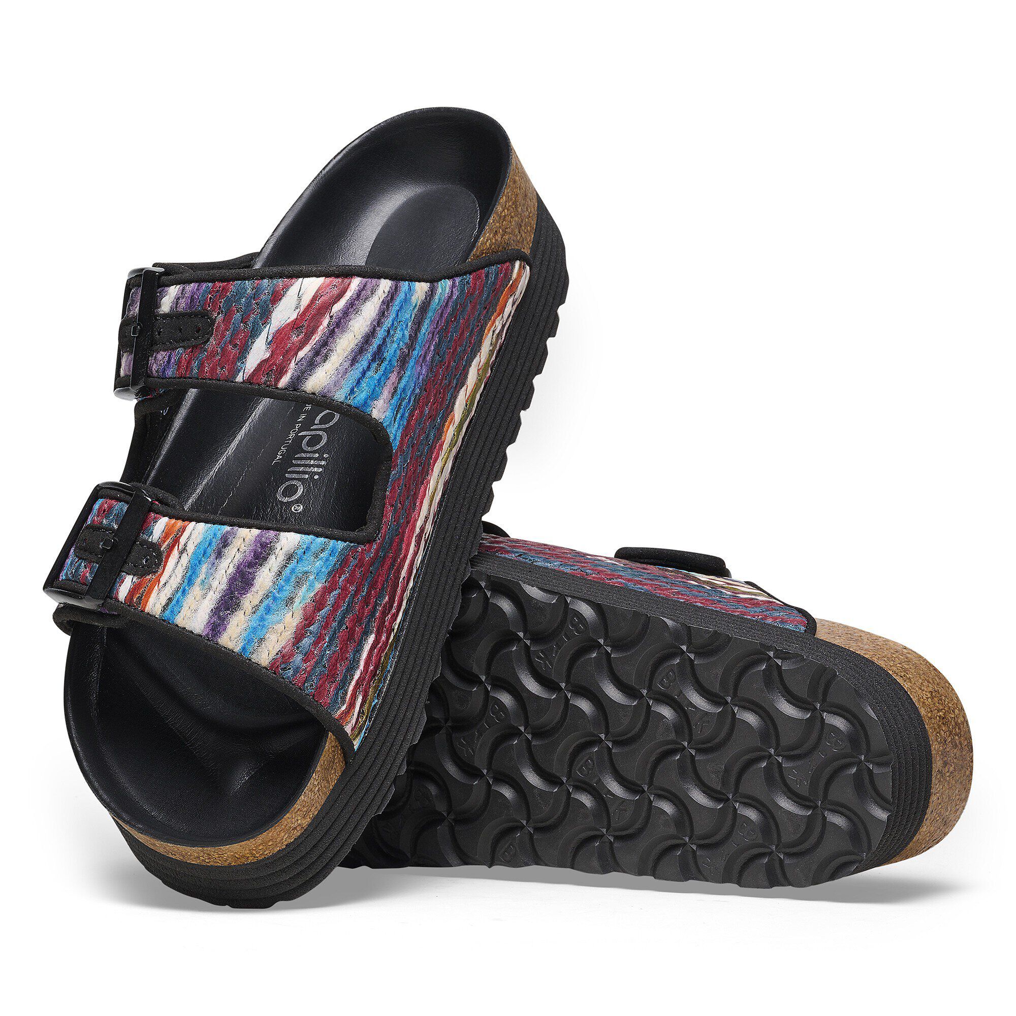 Birkenstock arizona spotted metallic black online
