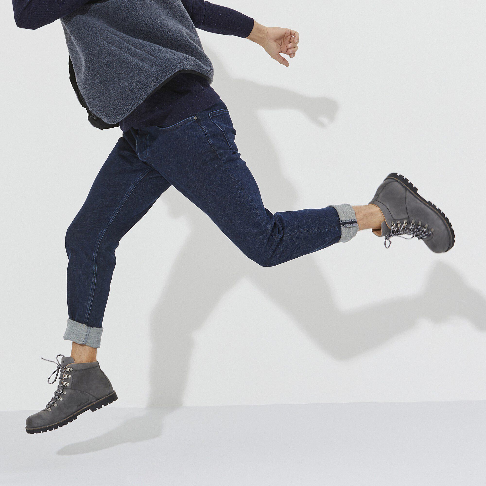 Jackson Nubuck Leather Graphite BIRKENSTOCK
