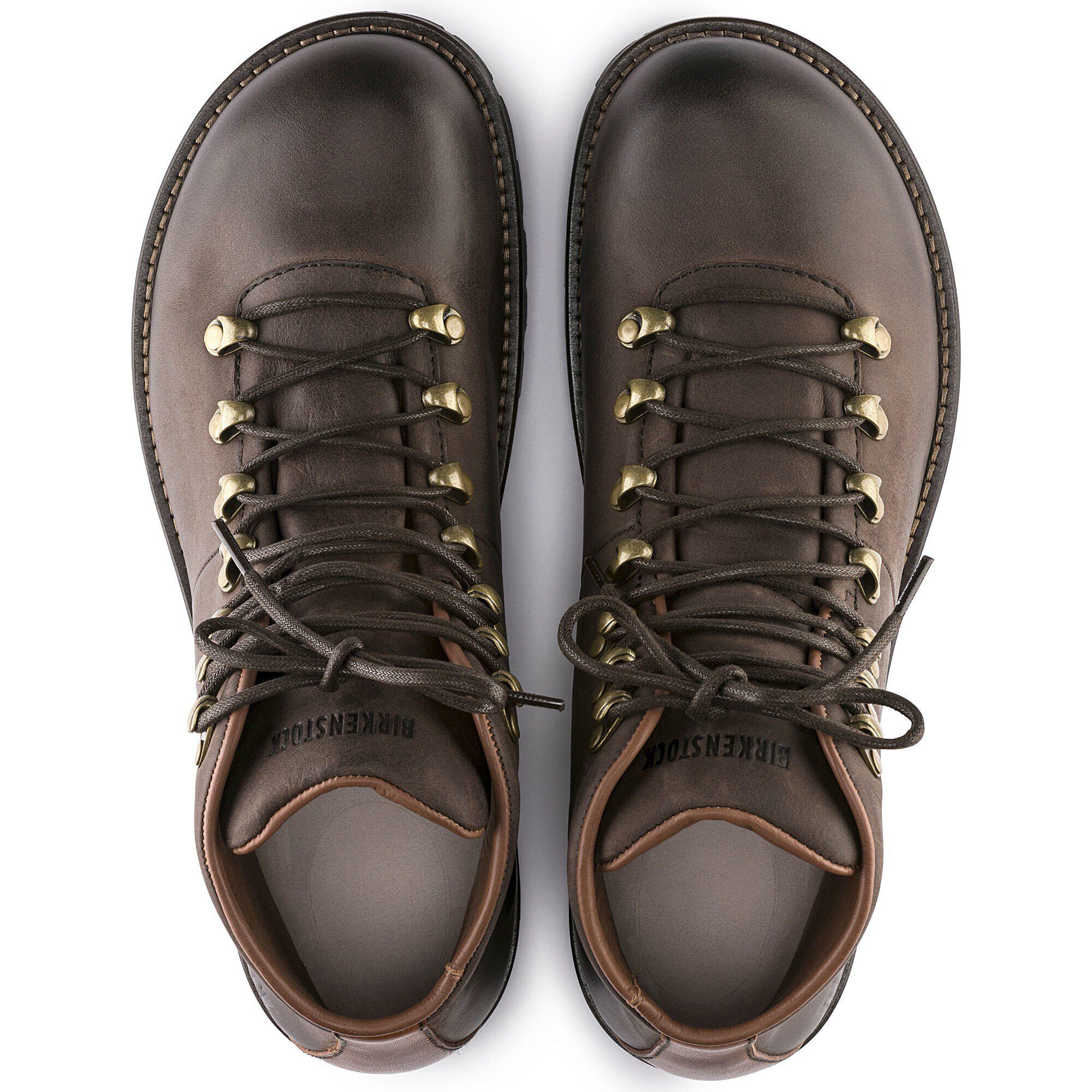Hancock Nubuck Leather Dark Brown