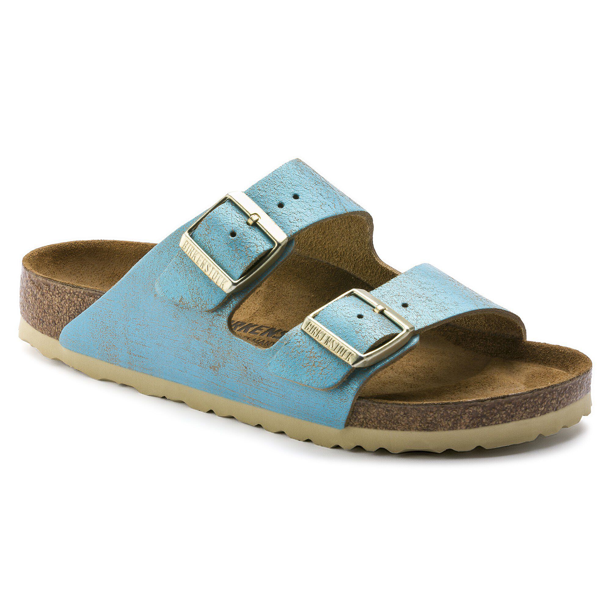 Birkenstock arizona sales washed metallic