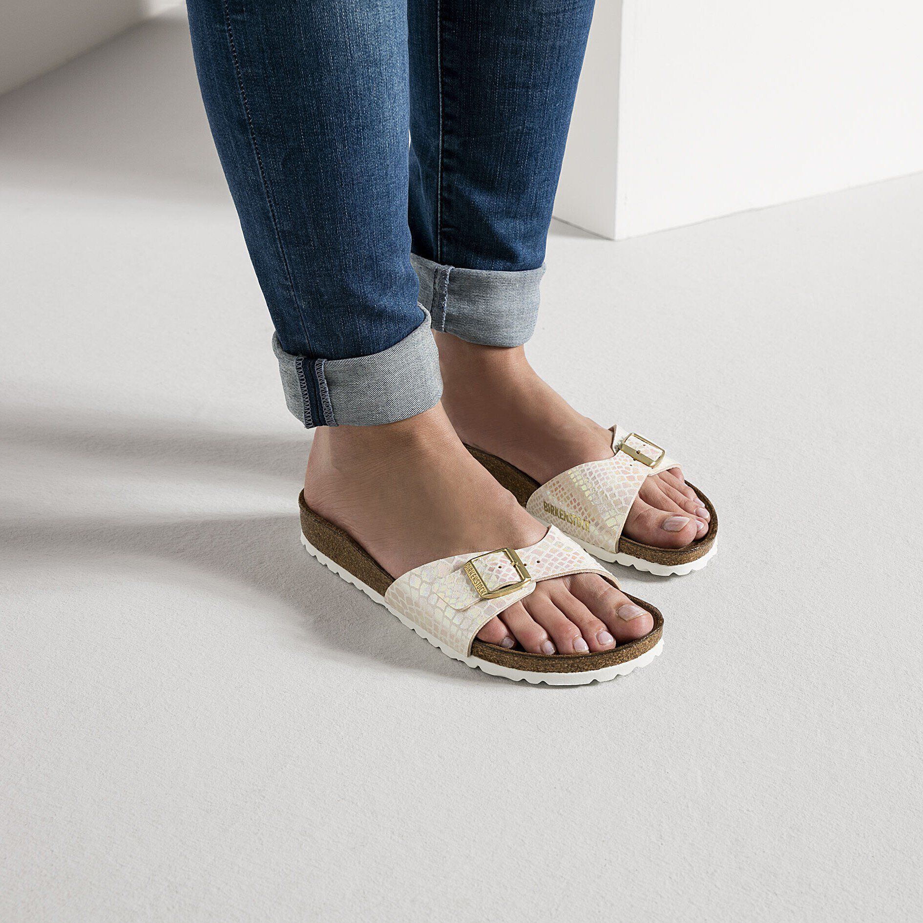 Madrid Birko Flor Shiny Snake Cream